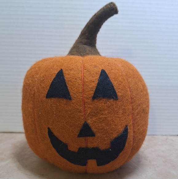 Unbranded | Holiday | Halloween Pumpkin Wool Felt Shaped Jack O Lantern ...